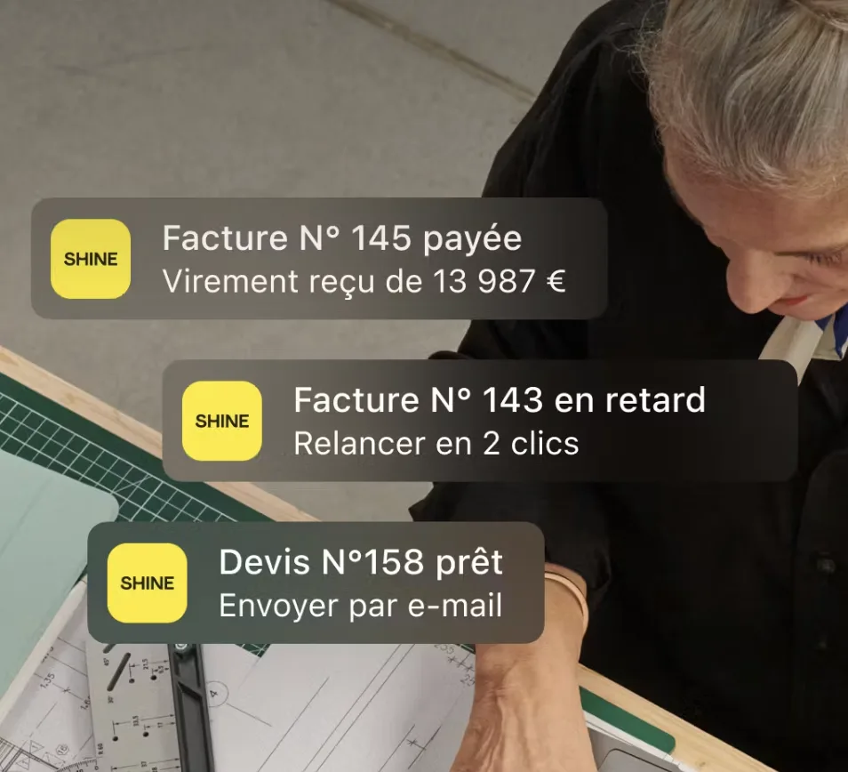 suivi paiement notifications shine