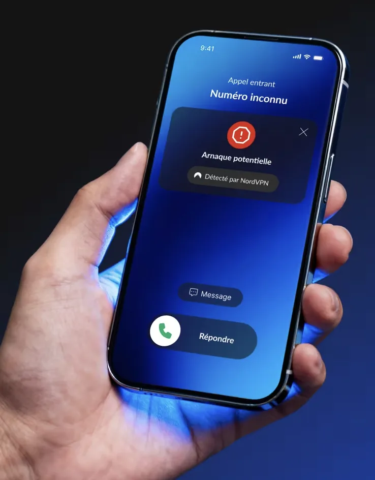 protection appels frauduleux NordVPN