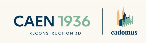 Caen 1936 reconstruction 3D cadomus