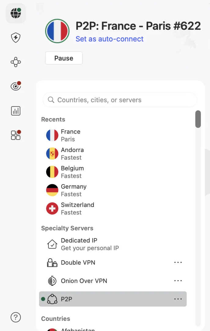 choix solution nordvpn pour regarder Liverpool - PSG gratuitement