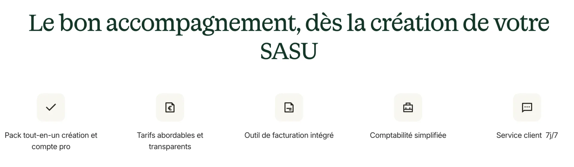 accompagnement Shine création SASU