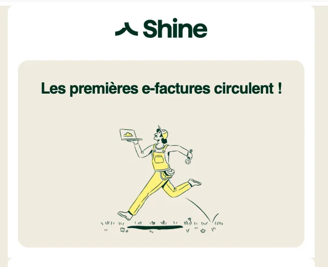 Shine e-factures circulent