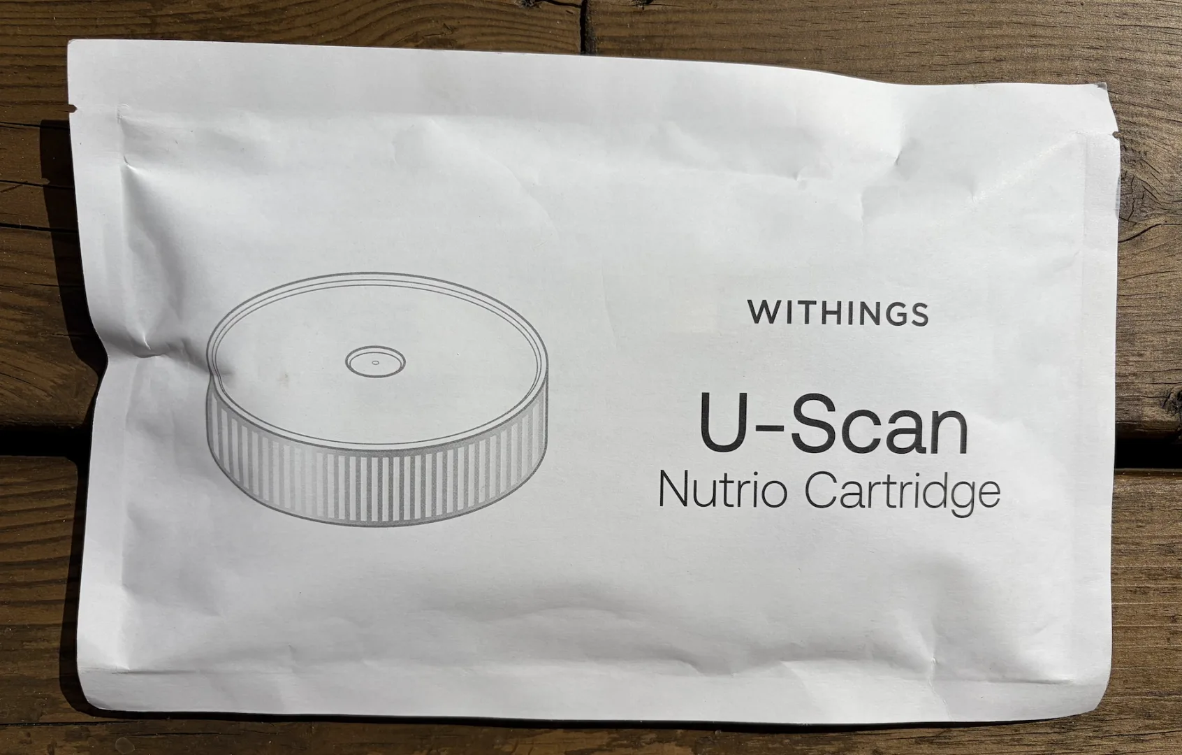 U-scan nutrio cartridge packaging