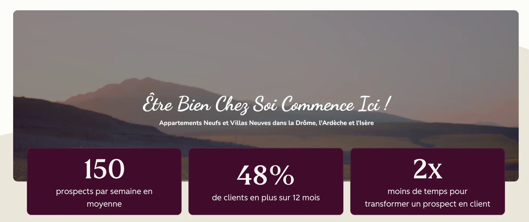 étude de cas promotteur immobilier VALRIM