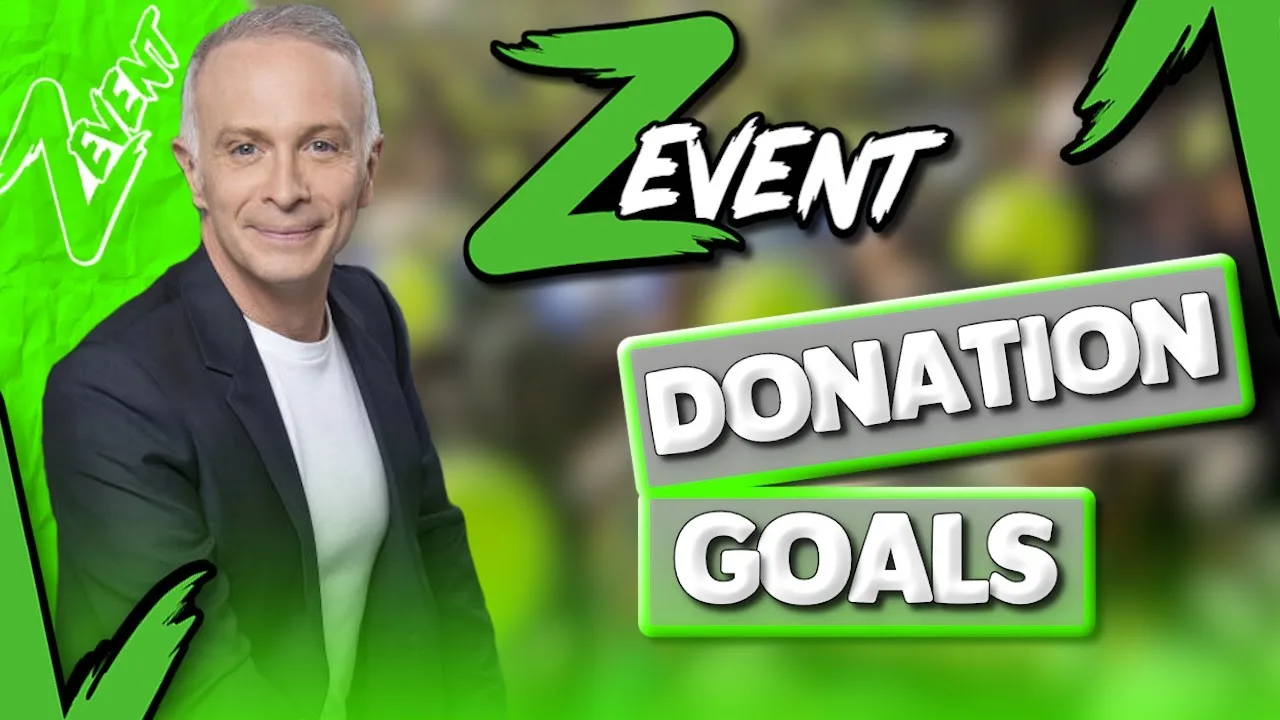 Les donation goals de Samuel Etienne pour le Z Event 2024