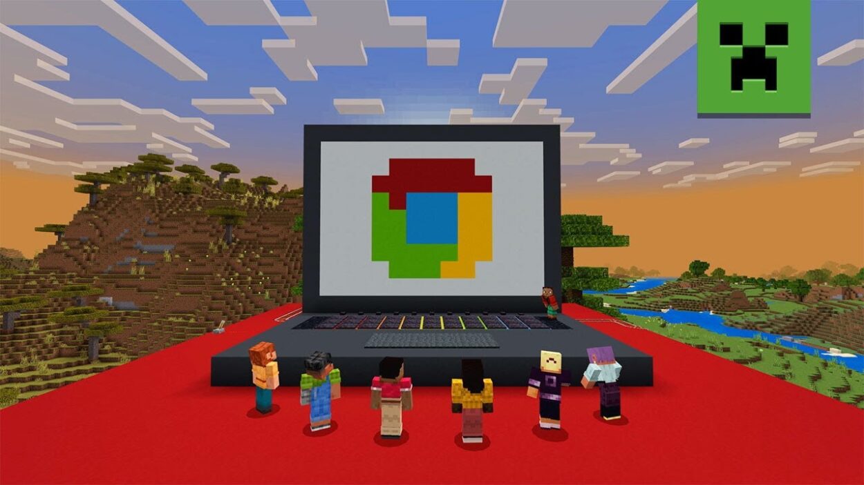 Minecraft est partout : le jeu débarque sur les Chromebook ! - Rotek