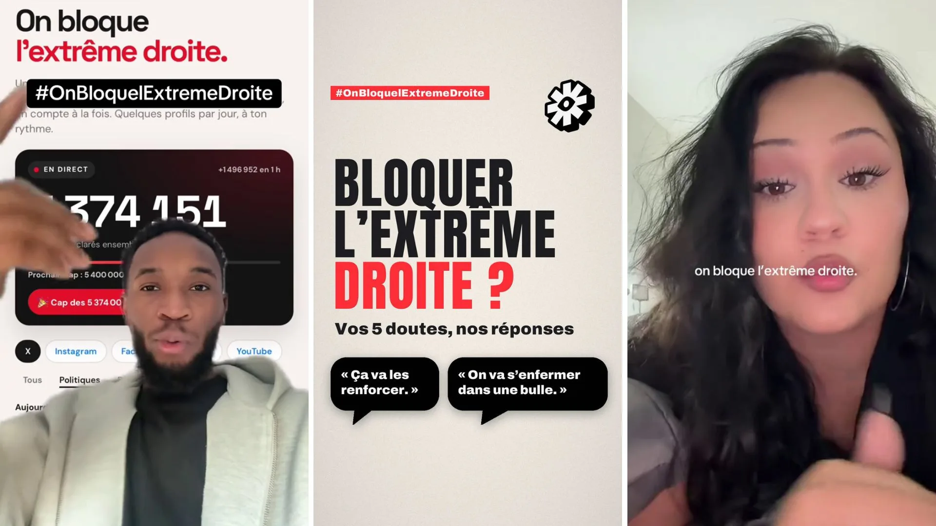On bloque l'extrême droite