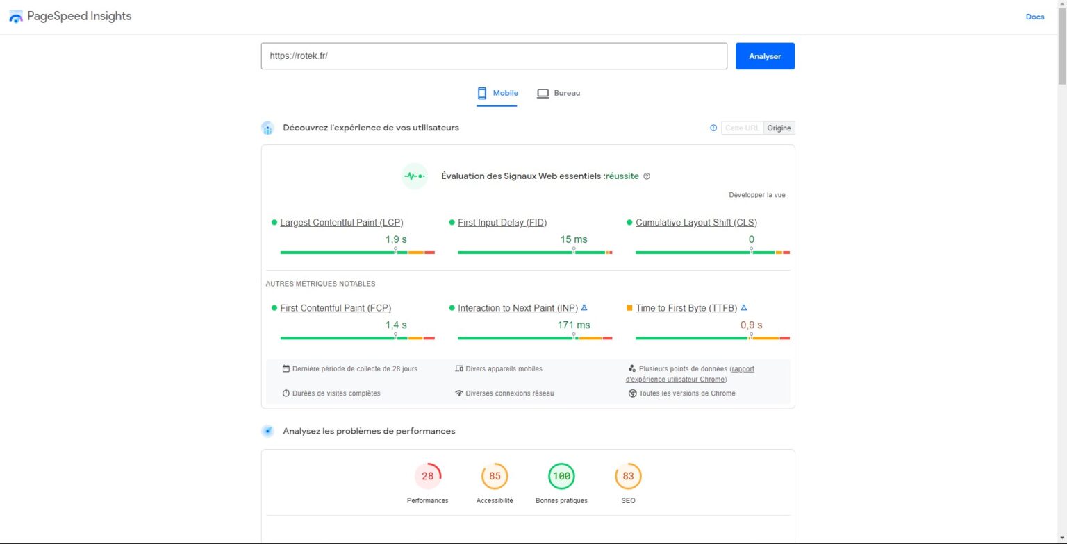 PageSpeed Insights : calculer la vitesse de chargement de votre site ...