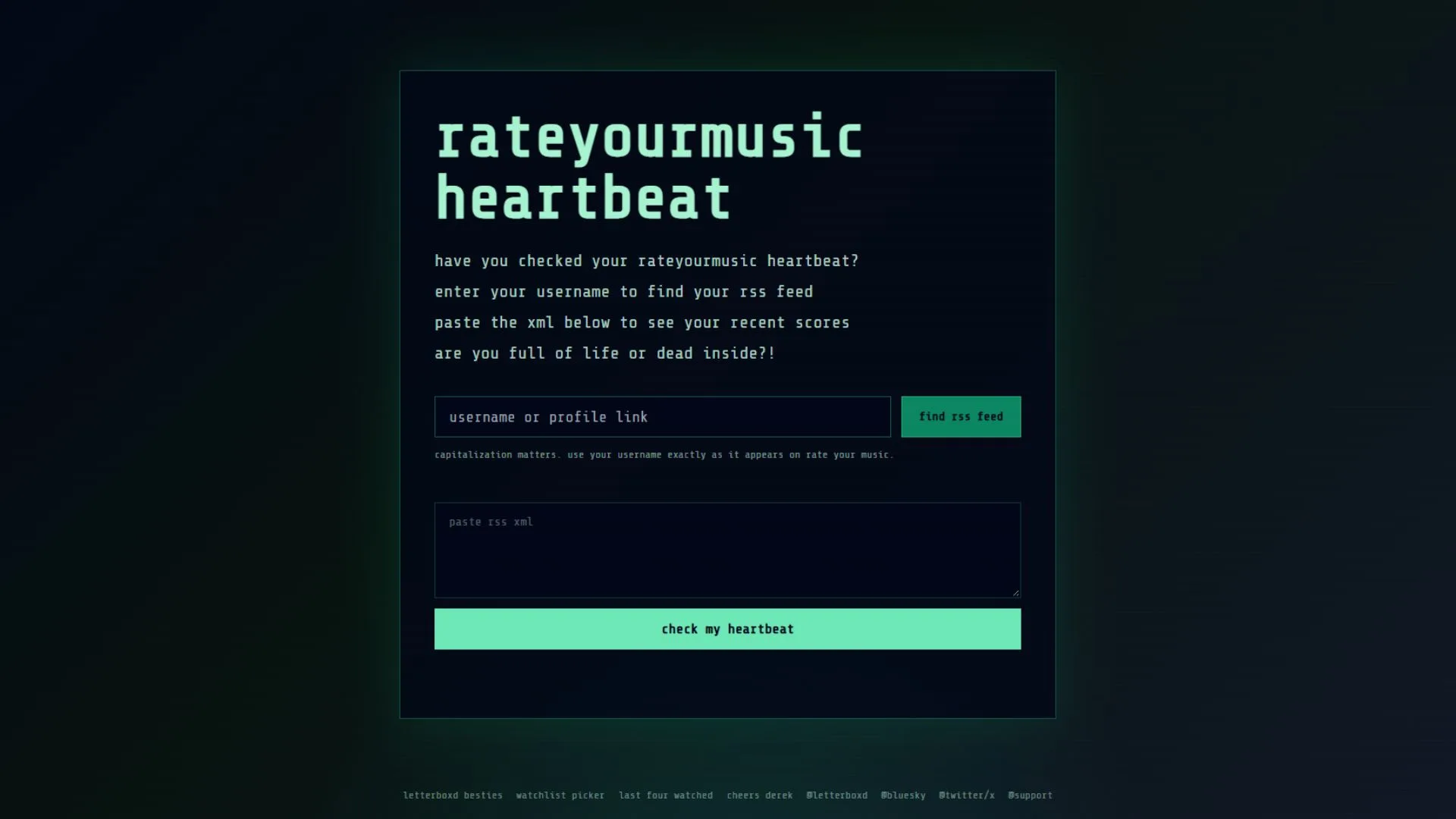 Rateyourmusic Heartbeat