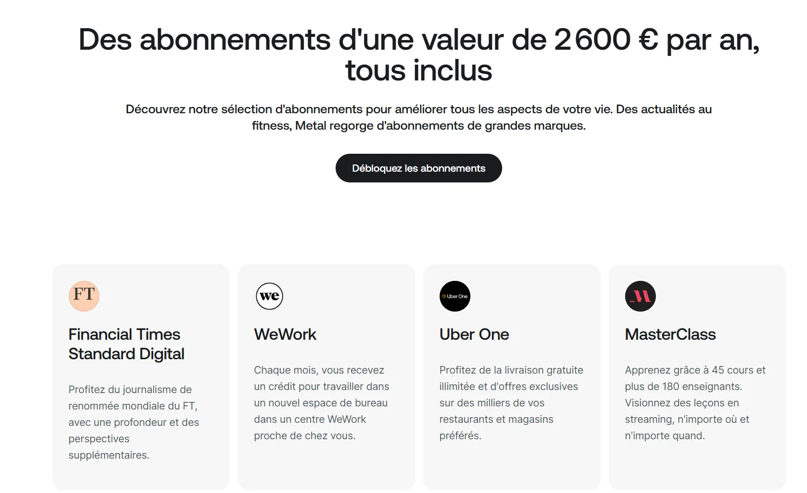 revolut abonnements