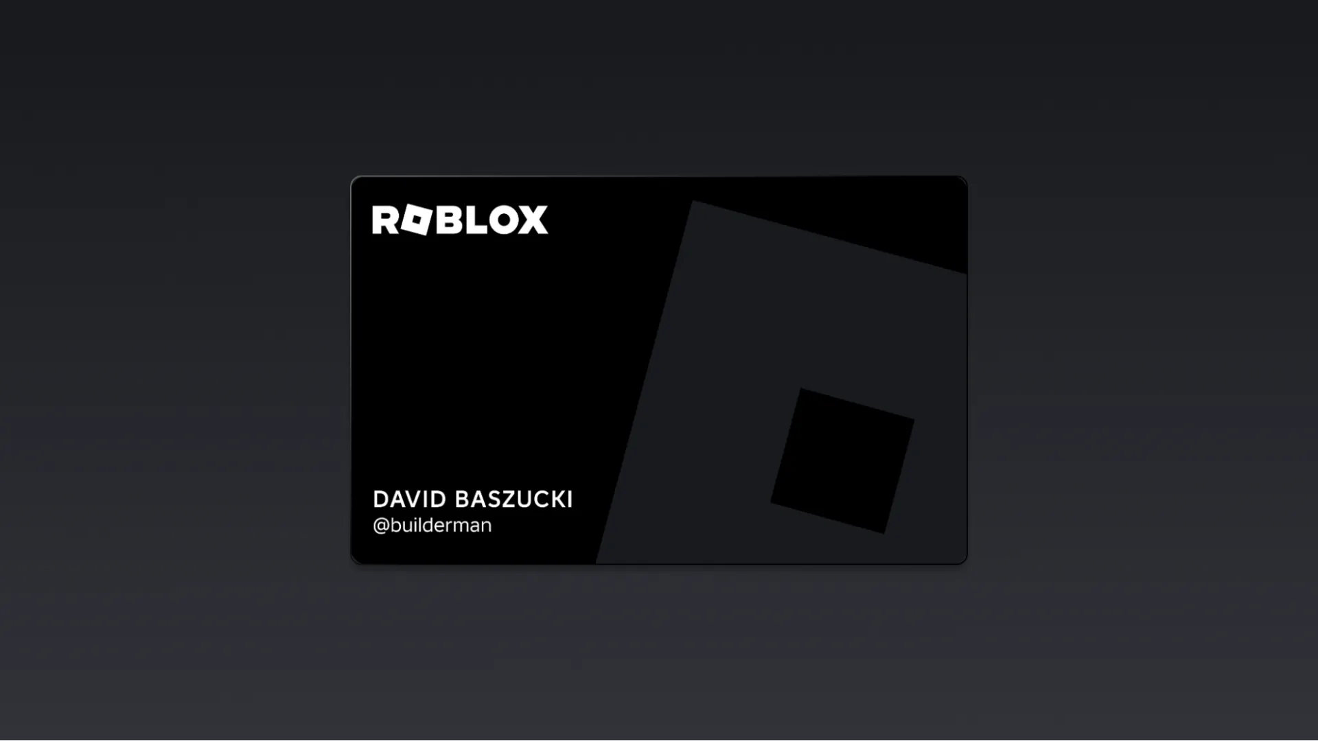 roblox card