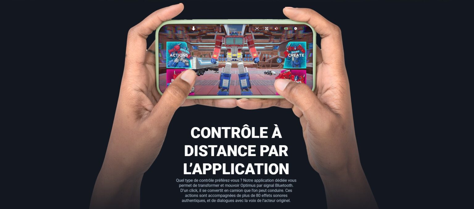 Un robot Optimus Prime connecté et plus que réaliste ! Rotek