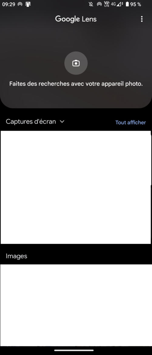 Comment sélectionner du texte dans une image sur Android