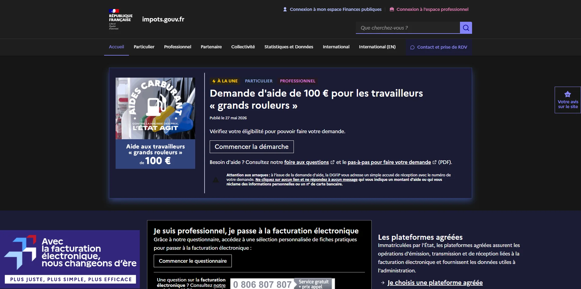 site impôts