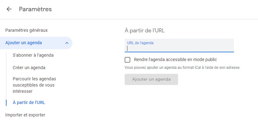 hyperplanning google agenda