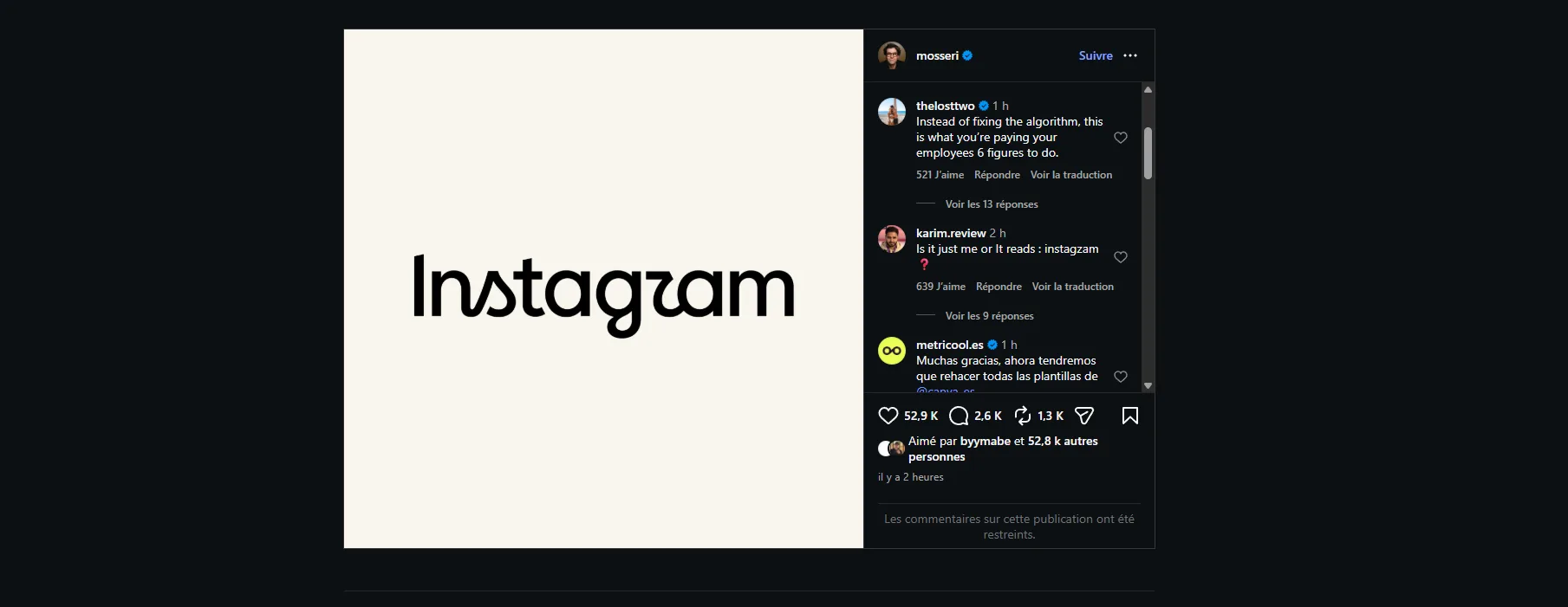 nouveau logo instagram