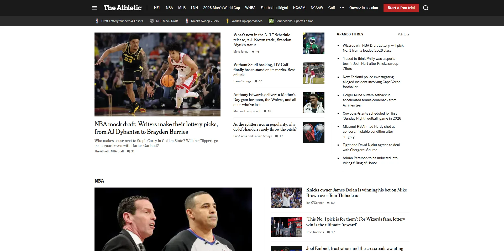 the athletic